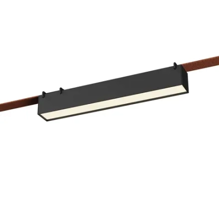 ST456.446.12 Св-к трек. Черный LED 1*12W 4000K 670Lm Ra90 120 IP20 L323xW40xH45 48V
