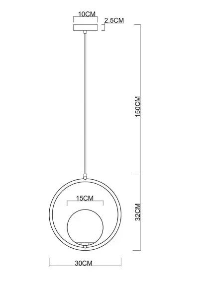 Подвесной светильник Arte Lamp MATISSE A7741SP-1BK, 1хE14