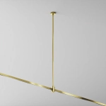 Крепление потолочное Long одинарное 700мм Flarity латунь, TRA159C-S1-BS. TM Maytoni