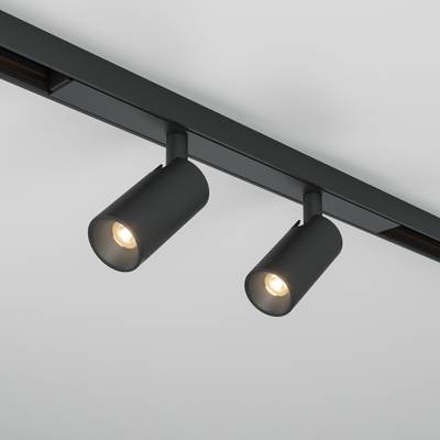 Трековый светильник Focus Duo Basity 6Вт 36°, TR176-1-2X3WTW-M-B. TM Maytoni