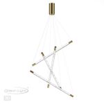 4369/40L HIGHTECH ODL23 267 полированное золото/акрил с пузырьками Подвесной св-к IP20 LED 30W 3000K 1050Лм SPARKY