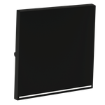 VLS000208 Клавиша для выключателя/переключателя одноклавишного с подсветкой, S70 (черный матовый). (ТМ Maytoni)