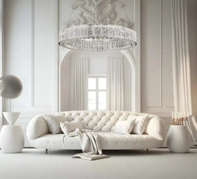 Люстра подвесная Ravissement Chrome FL1068-8P, LED