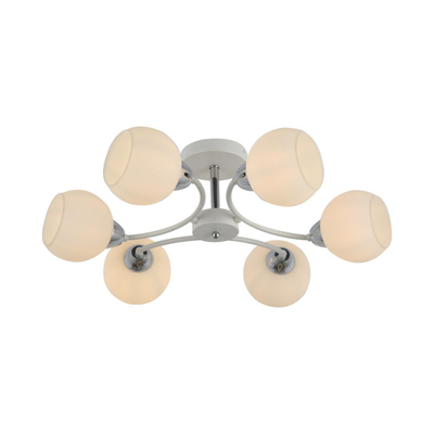 5647/6C COMFI LN23 белый, хром Люстра потолочная E27 6*60W 220V KODI