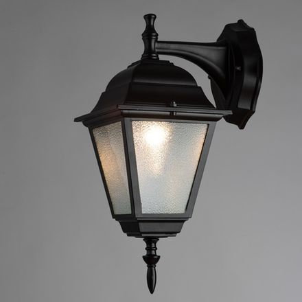 Уличный настенный светильник Arte Lamp BREMEN A1012AL-1BK, 1хE27
