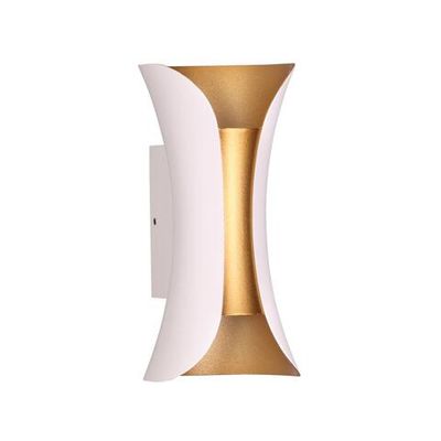 3886/6WG HIGHTECH ODL20 387 бел/золот/металл Настен.светильник LED 4000K 120° 6W 220V IP54 KRISTA