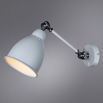 Бра Arte Lamp BRACCIO A2054AP-1WH, 1хE27