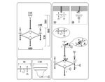 Светильник подвесной TR9596/6 WH белый E14/6 max 40W D660*880