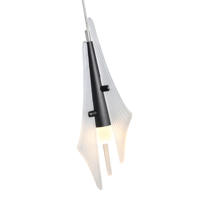 5442/6LA L-VISION ODL_EX26 059 черный/бел.матовый/металл/стекло/акрил Подвес LED 6W 3000K 633Лм AFALINA