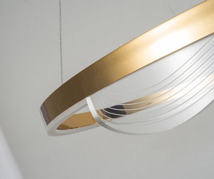 08263-80,36 Подвес Кастела латунь d80 h150 Led 40W (3000K) 2 типа крепления