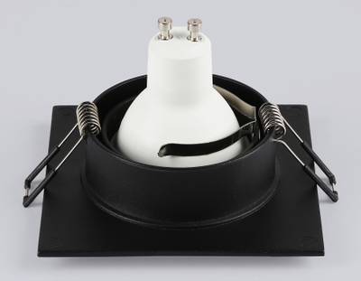 Светильник встраиваемый TN102744 BK черный IP20 GU5.3 95*95*25