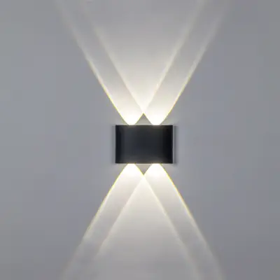 343027 Светильник GEMMA 4х1W LED 440LM G ЧЕРНЫЙ 4000K IP65 Lightstar