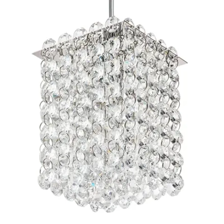 795414 Подвес CRISTALLO 1х40W G9 ХРОМ