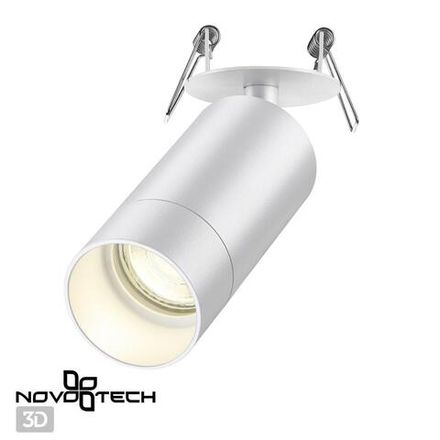 370872 SPOT NT22 310 белый Светильник встраиваемый IP20 GU10 9W 220V SLIM