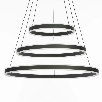 Citilux Дуэт CL719681 LED Люстра подвесная с пультом Чёрная