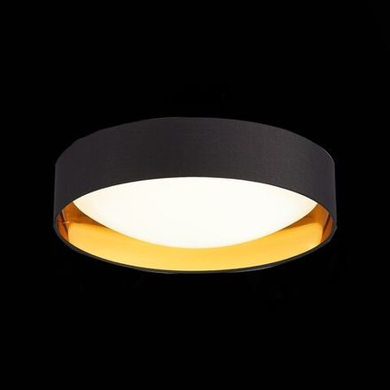 SLE201102-01 Светильник потолочный Черный, Золото/Белый LED 1*24W 4000K