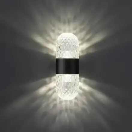 359296 STREET NT24 000 черный Светильник ландшафтный настенный IP65 LED 14W 4000K 175-265V ESTIMA