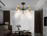 Подвесной светильник TR3171/5 BK/GD черный/золото E27/5 max 60W D580*380