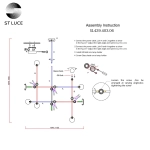 SL429.403.06 Светильник подвесной ST-Luce Черный, Золото/Белый G9 6*3W