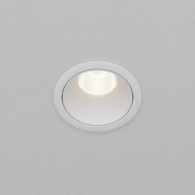 Встраиваемый светильник Dip 4000K 10Вт 50° 2,5 см, DL115-10W-4K-W. TM Maytoni