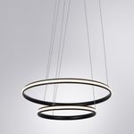 Подвесная люстра Arte Lamp MERIDIANA A2198SP-2BK, 1хLED