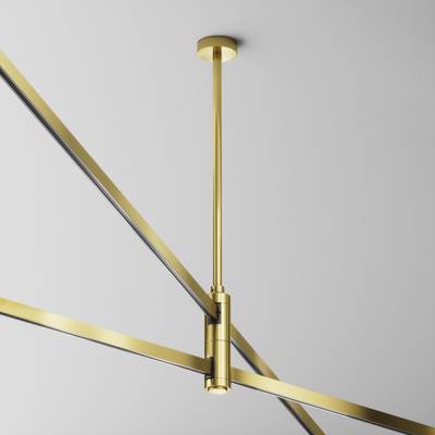 Крепление потолочное Medium двойное 300мм Flarity латунь, TRA158C-D1-BS. TM Maytoni