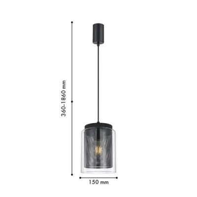 Подвес Galler 4347-1P, 1*E27*40W. ТМ F-Promo