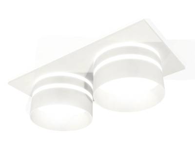 Комплект встраиваемого светильника XC7635042 SWH/FR белый песок/белый матовый MR16 GU5.3 (C7635, N7141)