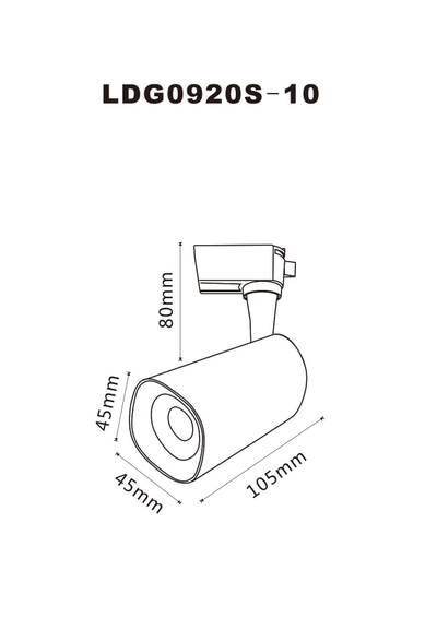 Трековый светильник Arte Lamp BARUT A4561PL-1WH, LED