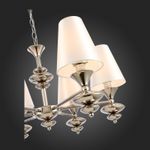 SL1137.103.06 Люстра подвесная Никель/Белый E14 6*40W