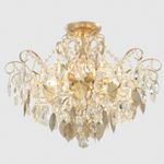 Светильник потолочный Crystal Lux ESMIRALDA PL6 GOLD 0523/106