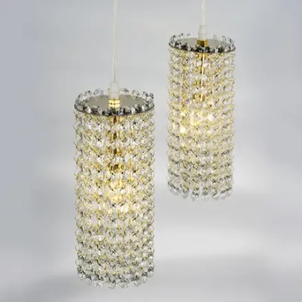 795322 Подвес CRISTALLO 1х40W G9 ЗОЛОТО Lightstar