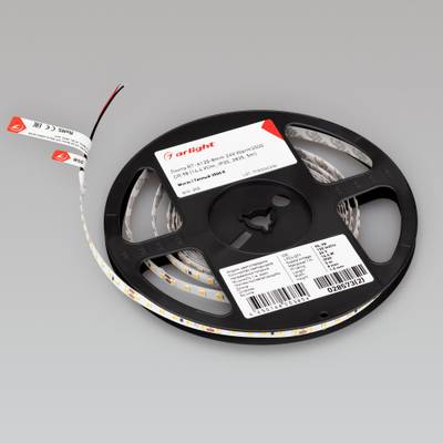 Светодиодная лента RT-A120-8mm 24V Warm3500 CRI98 (14.4 W/m, IP20, 2835, 5m) (Arlight, Открытый)