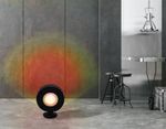 Атмосферная светодиодная настольная лампа с пультом DE8383 BK черный LED RGB 3W (ПДУ RGB)