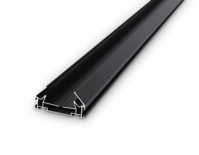 Корпус в натяжной потолок для накладного шинопровода Standard 220V GL7131 BK черный 2000*62*30