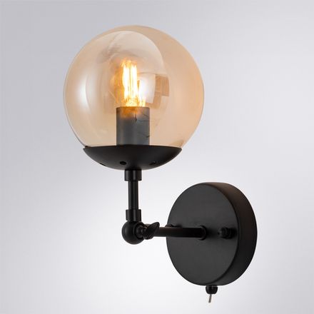 Бра Arte Lamp BOLLA A1664AP-1BK, 1хE14