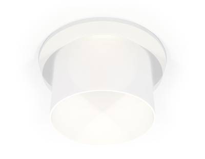 Комплект встраиваемого светильника с акрилом XC6512067 SWH/FR белый песок/белый матовый MR16 GU5.3 (C6512, N6252)