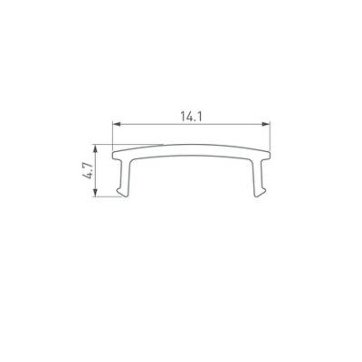 Экран ARH-DECORE-S12 Flat Opal (Arlight, Пластик)