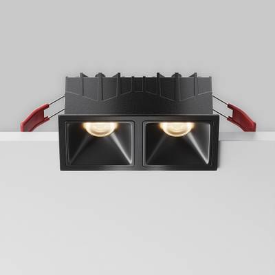 Встраиваемый светильник Alfa LED 3000K 10Вт 50°, DL043-02-10W3K-SQ-B-1. TM Maytoni