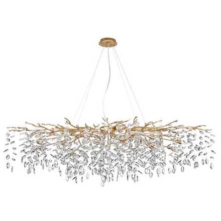 4969/16 HALL ODL24 613 античн.бронза/алюмин./хрусталь Люстра G9 16*40W DELICA