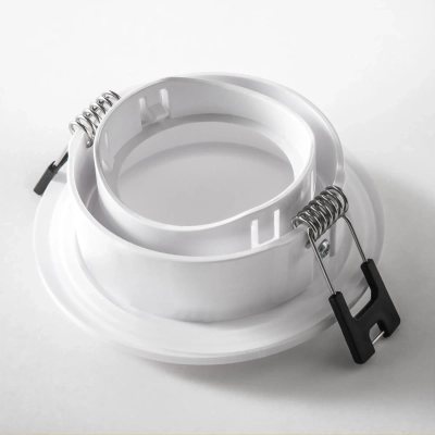 012916 Рамка (светильник) PVC д/LED-модулей 941хх и LED-ламп D50мм PIANO ROUND БЕЛЫЙ IP65