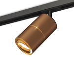Комплект поворотного трекового светильника XT7404001 SCF/PYG/SBK кофе песок/золото желтое полированное/черный песок MR16 GU5.3 (A2537, C7404, A2072, C7404, N7004)