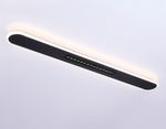 Потолочный светодиодный светильник FL51448 BK черный 70W 3000K-6400K+4200K 1200*125*40 (Без ПДУ)
