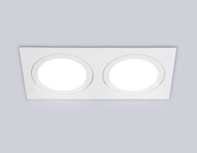 Светильник встраиваемый TN6612/2 WH белый IP44 GX53/2 max 15W 215*110*24