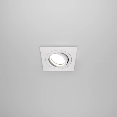 Встраиваемый светильник Атом / Atom 1*GU10 10 Вт, DL024-2-01W. TM Maytoni