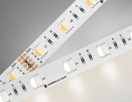 Светодиодная лента GS4402 5050 60Led /10W m/ 24V IP20 RGBW+4500K 5m/ кратность резки 100mm (5 конт.)