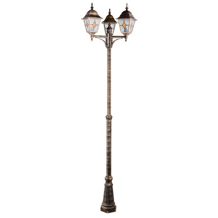 Парковый светильник Arte Lamp MADRID A1542PA-3BN, 3хE27