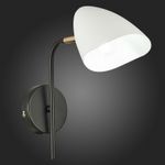 SLE103601-01 Бра Черный, Золотой/Белый E14 1*40W