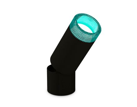 Крепеж накладной поворотный A2221 BK черный D60*H50mm Out45mm (для корпуса D60mm)