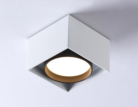 Светильник накладной TN70865 WH/BK белый/черный GX53 max 12W 95*95*62